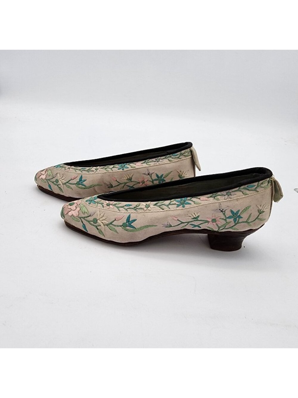Antique Chinese Silk Embroidered Shoes